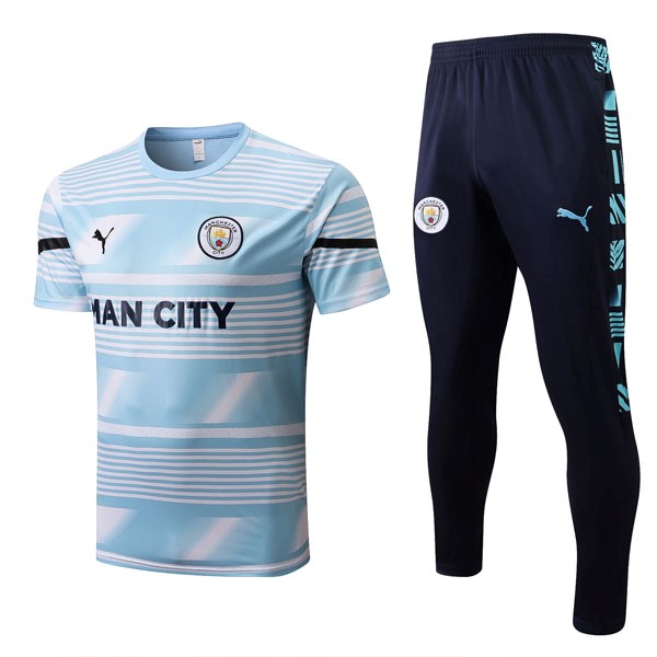 Trikot Manchester City Komplett-Set 2022-2023 Blau